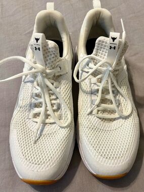 Under Armour Project Rock Women’s White Athletic Mesh Sneakers